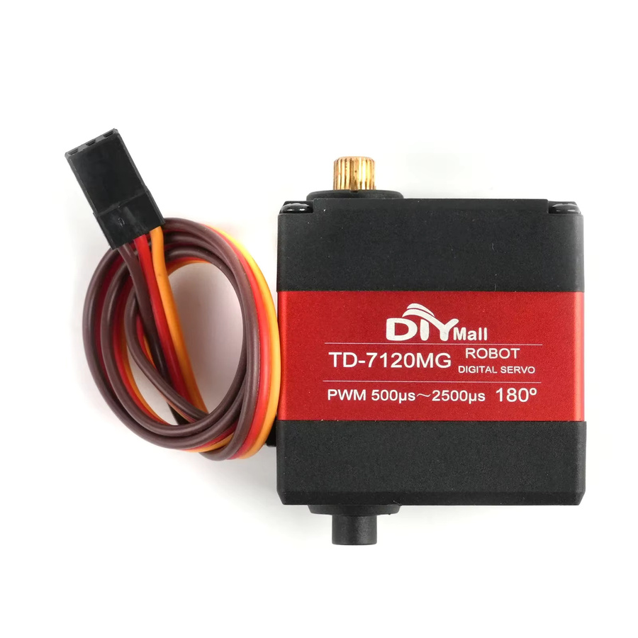Stemedu TD-7120MG Digital Servo, Metall, Schwarz - Bild 3