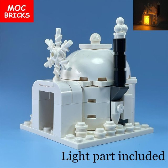 Yiran Toy Iglu Leuchtendes Haus Architektur Baustein Eis & Schnee 6–12 Jahre - Bild 1
