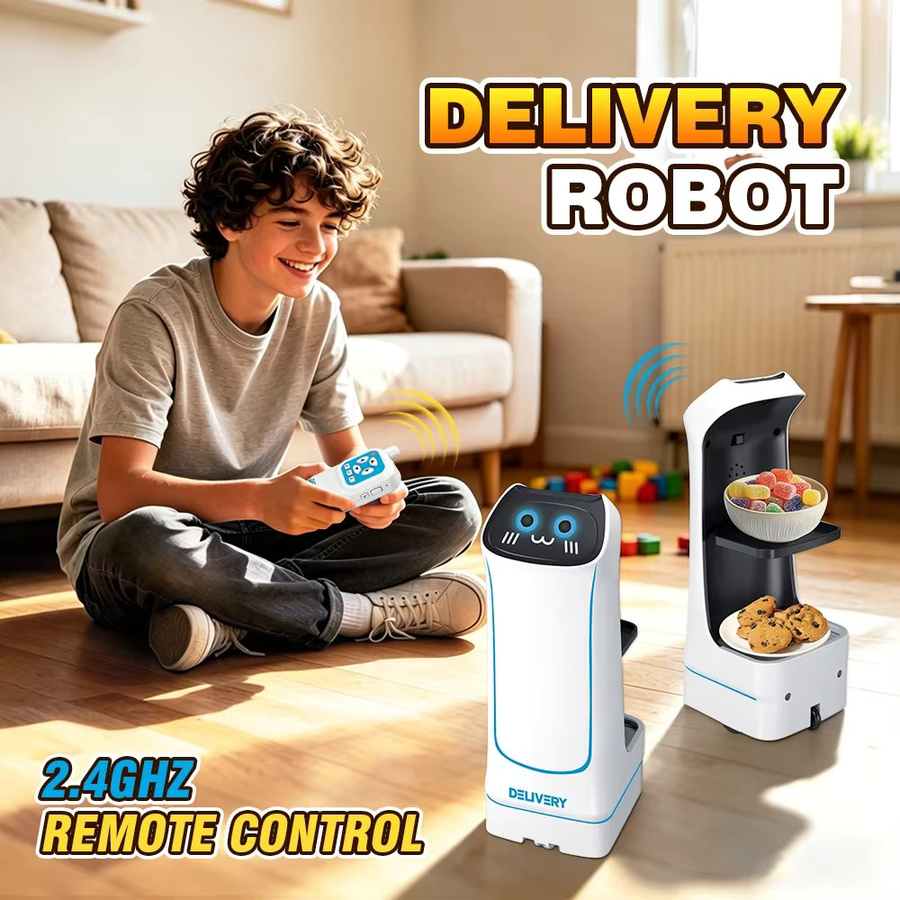 CONUSEA RC Lieferroboter, ferngesteuert, elektrisches Transport-Spielzeug - Bild 2