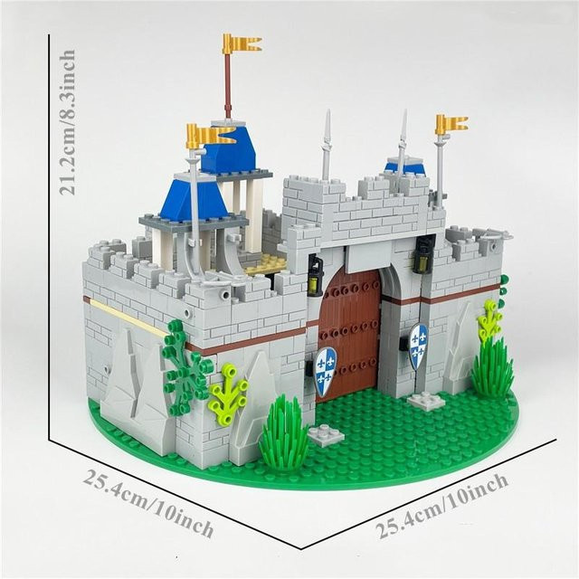 Yiran toy Ritterburg Mittelalter Modulare Gebäude Bausteine Set 6–12 Jahre - Bild 1