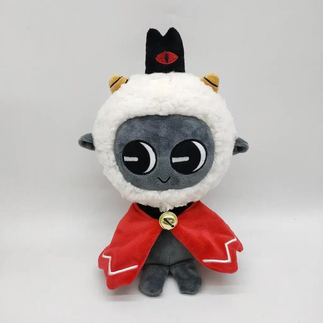 Cult of the Lamb Lamm Plüschpuppe, Kuscheltier, 26cm, ab 14 Jahren - Bild 1