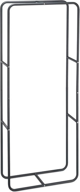 Relaxdays Kaminholzregal aus Stahl in Anthrazit, offen und freistehend, B/H/T: 150 x 60 x 25 cm - Bild 1