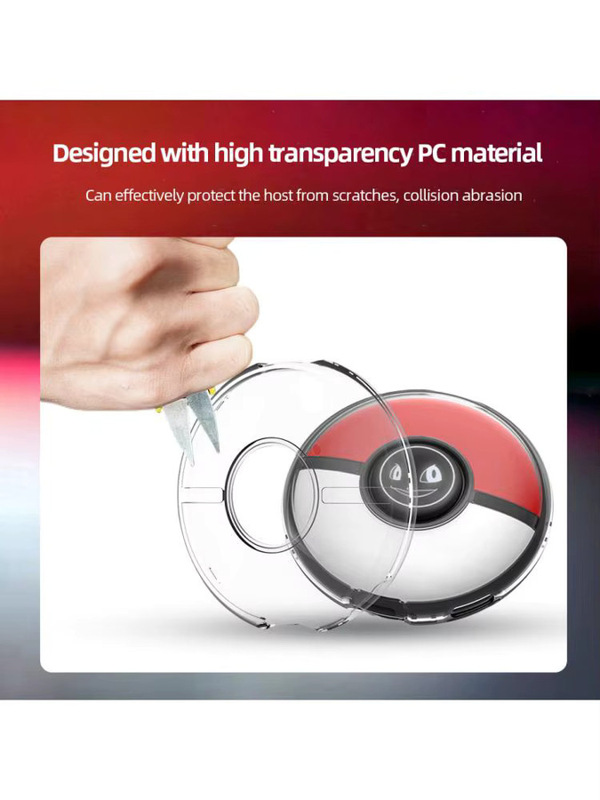 ALLOYSEED Transparente Schutzhülle mit Silikonpolster für Pokémon Go Plus + Crystal - Bild 7