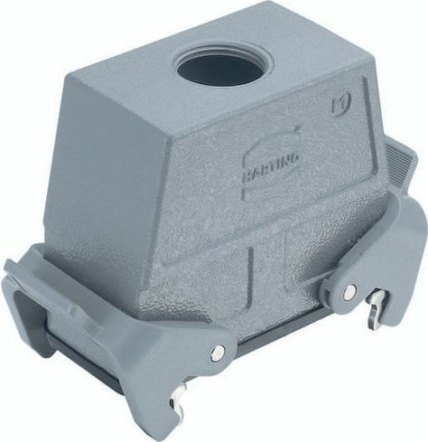 HARTING Kupplungsgehäuse aus Kunststoff in Grau 19 30 016 0738 19300160738 - Bild 1