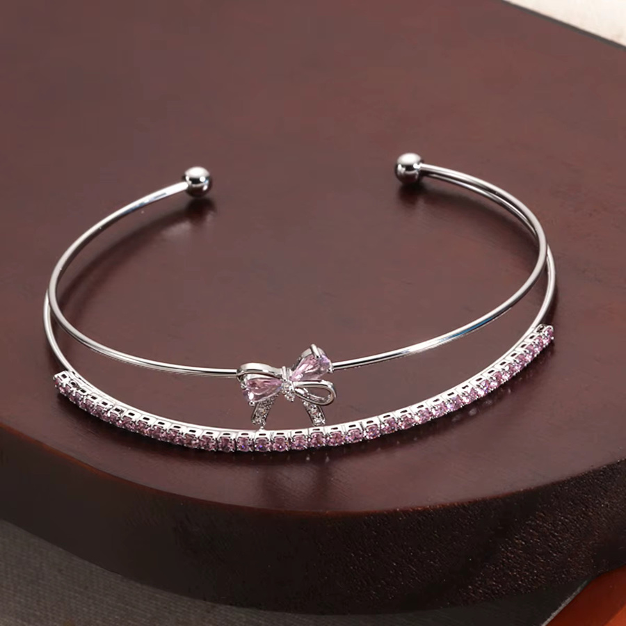 YUYAN Armband, Silber, Zirkonia, Damen, Vintage-Stil - Bild 2