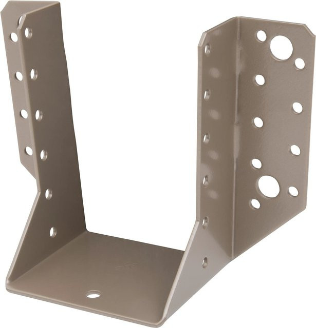 GAH Alberts Duravis Balkenschuh Typ A in Perlbeige, Duplexbeschichtet, B/T/H: 70 x 120 x 150 mm - Bild 1