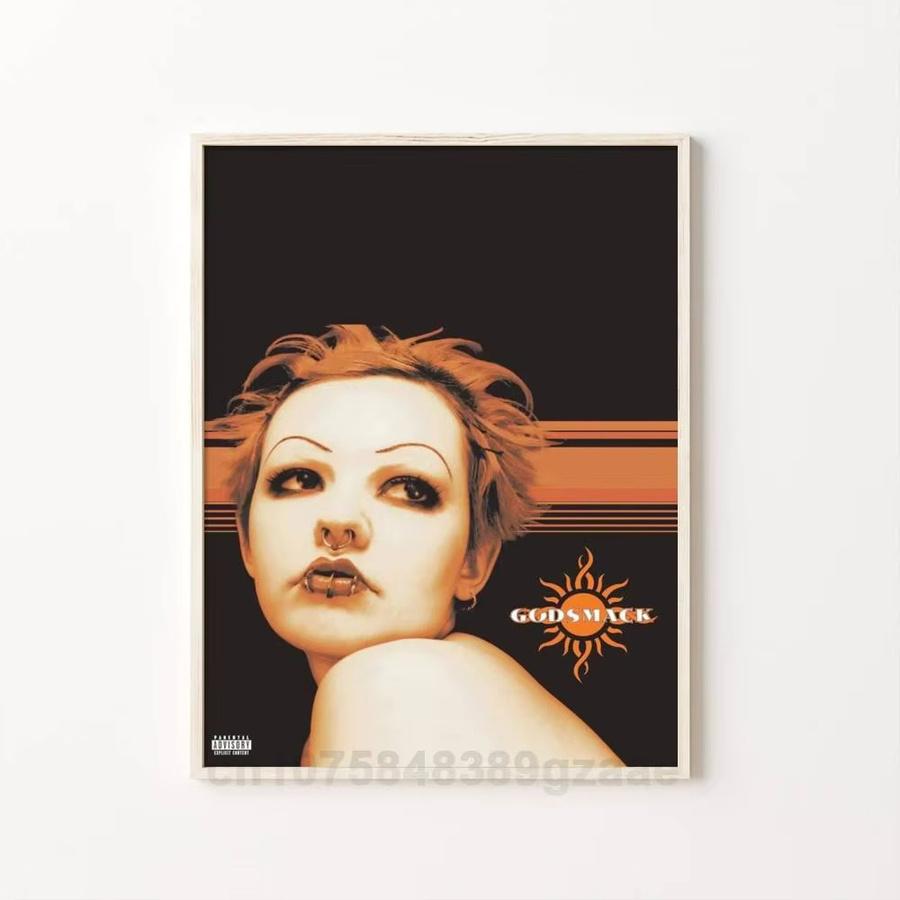 Godsmack Poster Aufkleber Wasserfester Wandkunstdruck Typografie Mehrfarbig - Bild 7
