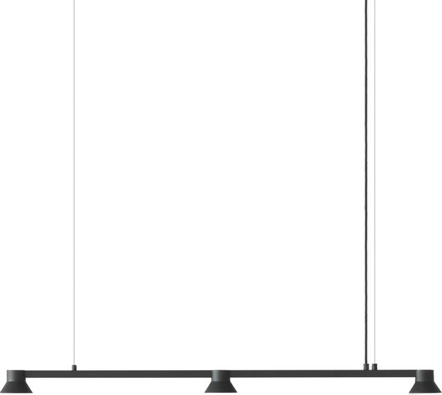 Normann Copenhagen Hat Linear LED Hängeleuchte in Schwarz - Bild 1