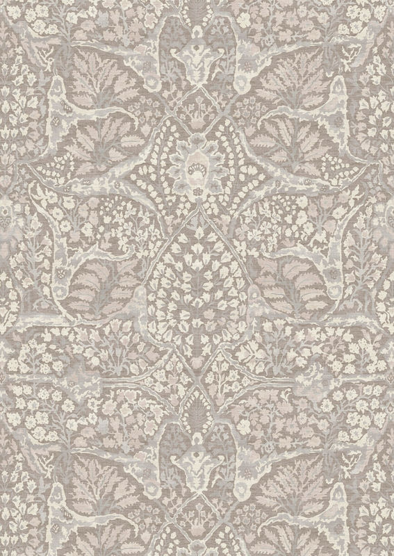 Lewis & Wood Tapete Alhambra 100 Sugar Almond in Beige mit floralem und orientalischem Design - Bild 2