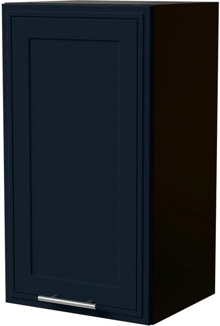 Feldmann-Wohnen Hängeschrank Salo W2/40 in Schwarz und Indigo Matt mit Soft-Close-Türen, B/T/H: 40 x 32,5 x 72 cm - Bild 1