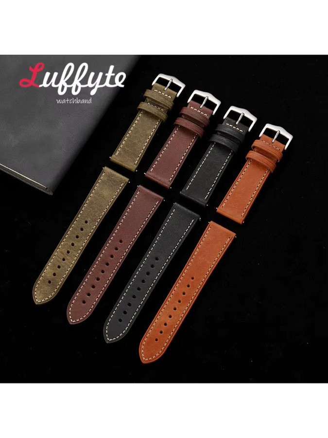 REMZEIM Uhrenarmband Kalbsleder, Unisex - Bild 2