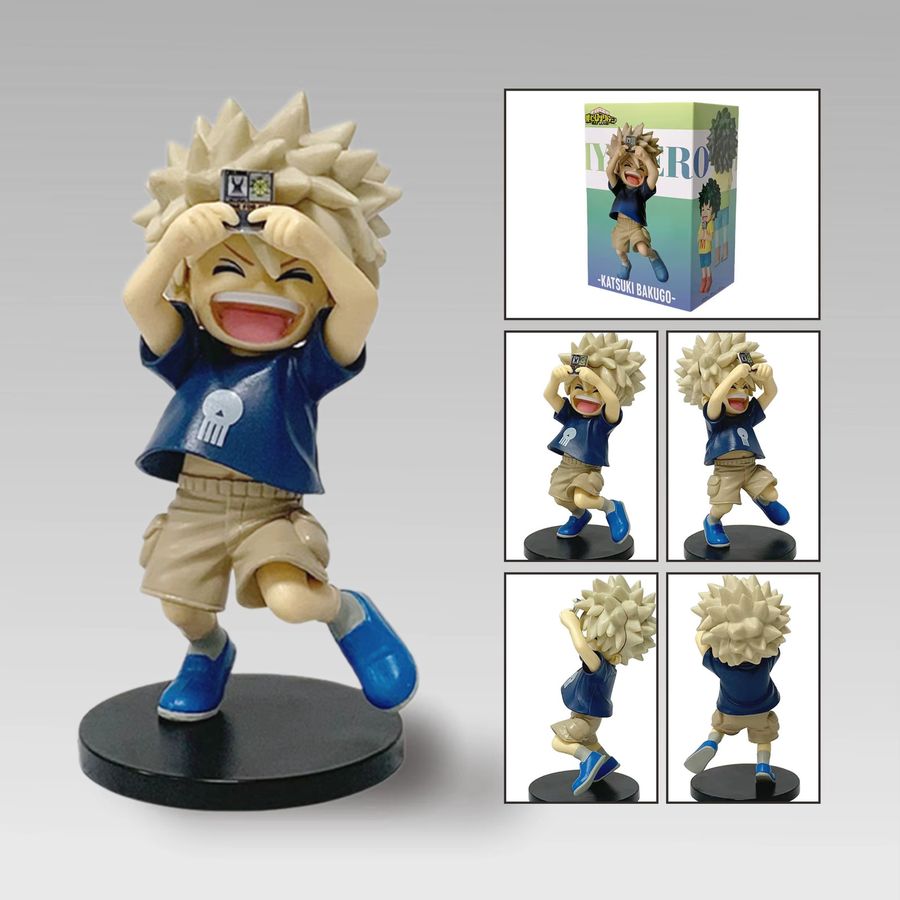 Bandai My Hero Academia Anime Figuren Izuku Midoriya und Katsuki Bakugo Kindheit Modell Dekoration - Bild 2