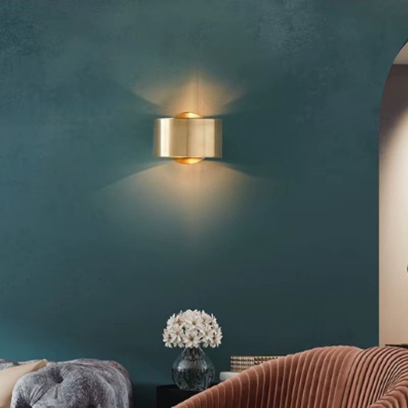 Claeted Wandlampe im Nordic Design in Gold für Wohnzimmer, Schlafzimmer und Esszimmer - Bild 3