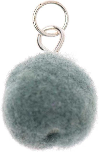 Rico Design Jewellery Mini-Pompon, 12mm, Silber-Türkis, Unisex - Bild 1