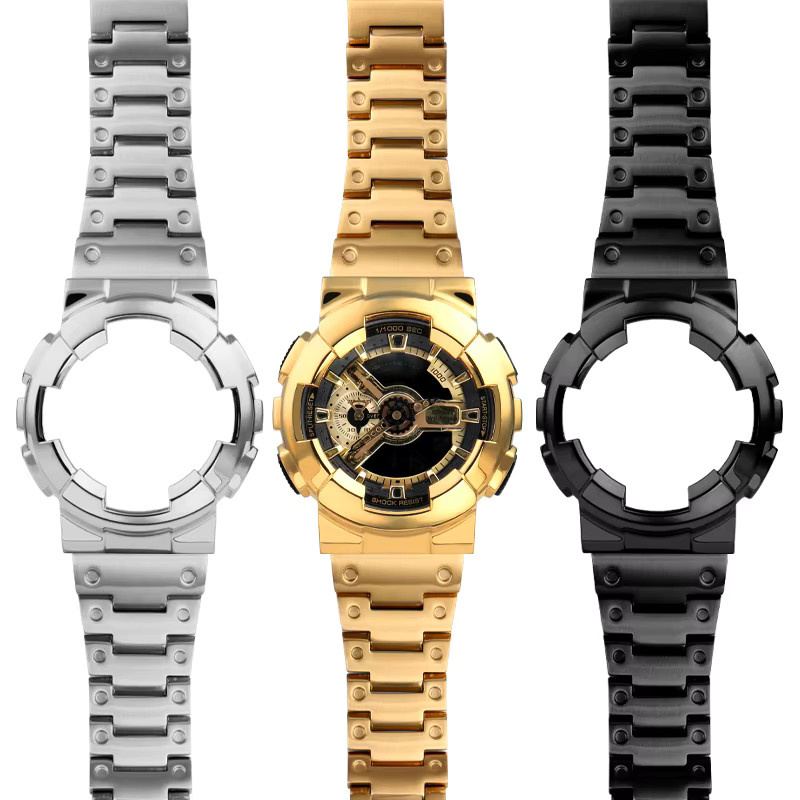 Casio Uhrenarmband und Gehäuse-Set Edelstahl, Unisex - Bild 3
