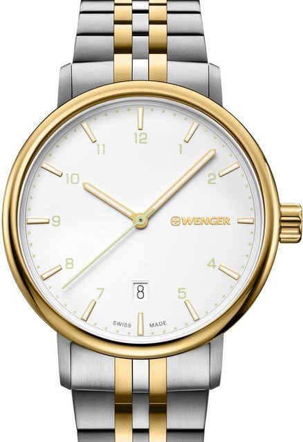 Wenger Urban Classic Herrenuhr, Quarz, Edelstahl, 40 mm, 10 ATM - Bild 1