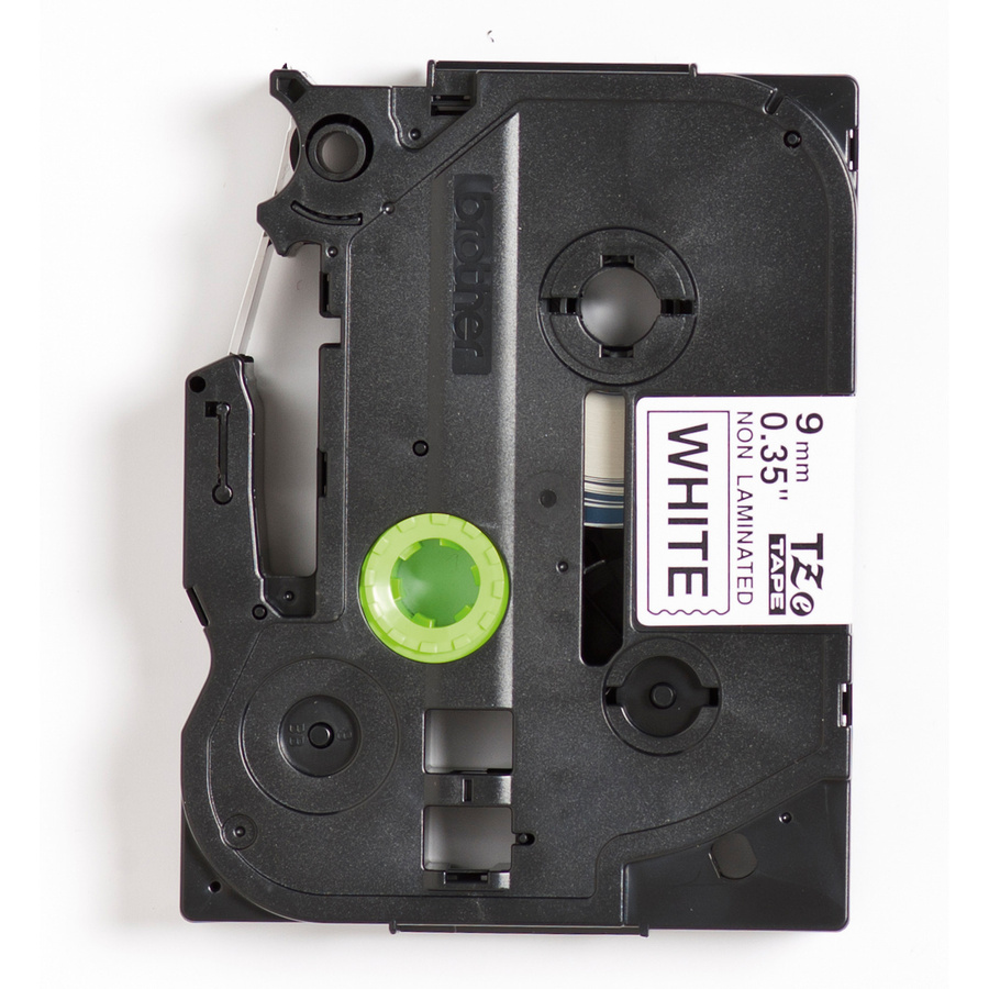 Brother TZe-N221 Schriftbandkassette unlaminiert für P-touch, Breite: 9 mm, Länge: 8 m, Farbe: Weiß, Schriftfarbe: Schwarz - Bild 3