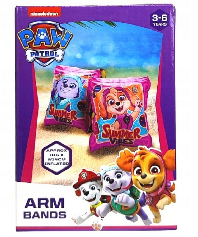 Nickelodeon Paw Patrol Schwimmärmel Everest und Skye für Kinder von 3 bis 6 Jahren, 2-teiliges Set - Bild 1