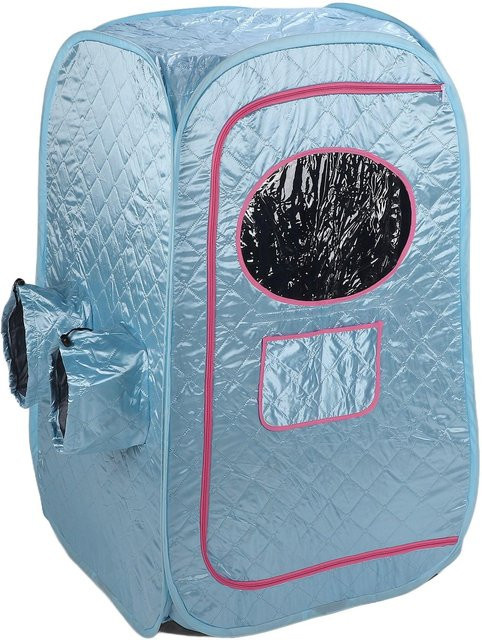 Aimo Tragbares Saunazelt als wasserdichte Ganzkörper-Dampfbox für die Spa-Therapie in Blau - Bild 1