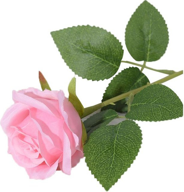 Tooarts Künstliche Rosen aus Seide als dekorative Blumen in Rosa und Rot für dein Zuhause oder Hochzeiten - Bild 1