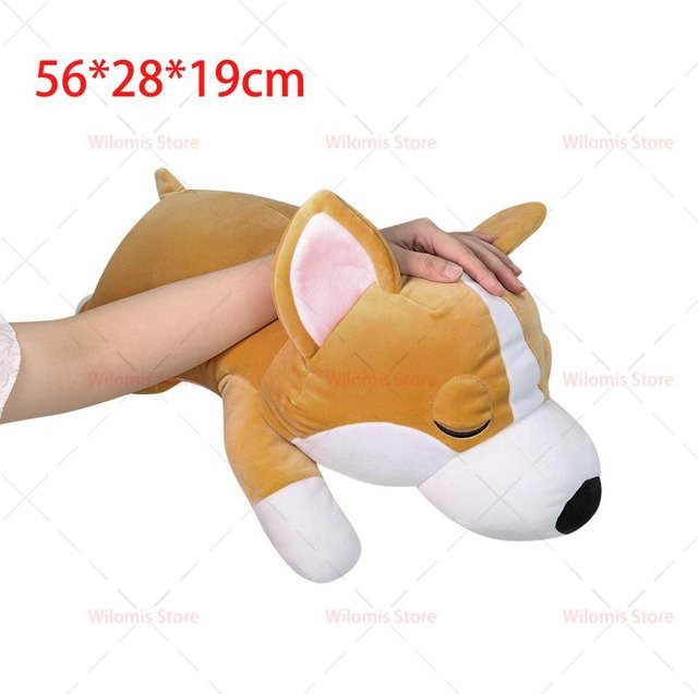 Yiran toy Würstchenhund Plüschtier, Corgi Hund Dackel Puppe Kissen - Bild 1