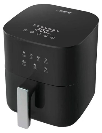 Esperanza EKA002 Heißluftfritteuse mit 3,5 l Fassungsvermögen, 80 bis 200 °C und 60 min Timer