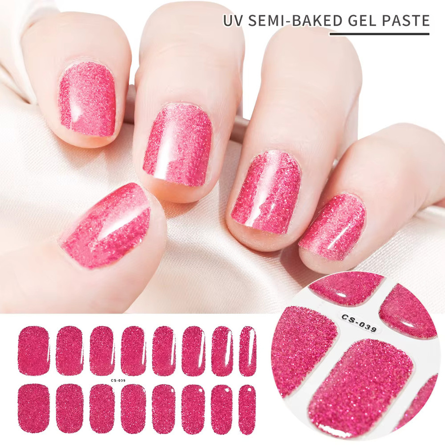 HotPress Nail Art Aufkleber, Schimmernd, Gel Wraps - Bild 2
