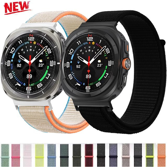 Samsung Uhrenarmband Nylon, Schwarz, Unisex - Bild 1