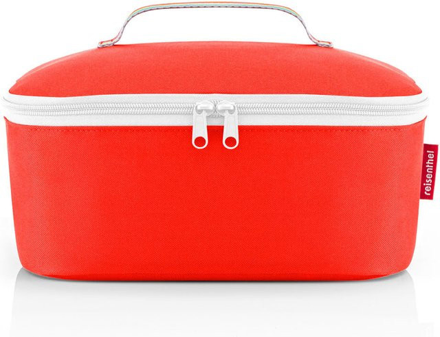 Reisenthel Thermo Coolerbag M Pocket Pop Strawberry in Pink und Rot, isolierte Kühltasche, B/H/T: 28,0 x 22,5 x 12,0 cm - Bild 1