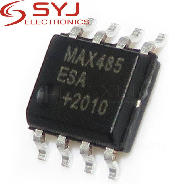 HENGXING MAX485ESA SOP8 SMD IC Set, 10 Stück, Schwarz - Bild 1