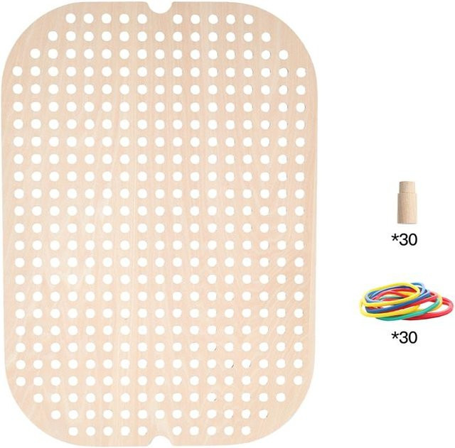 Binchi Montessori Sensorik Tablett Brettspiel, ab 0 Jahre, Holz - Bild 1
