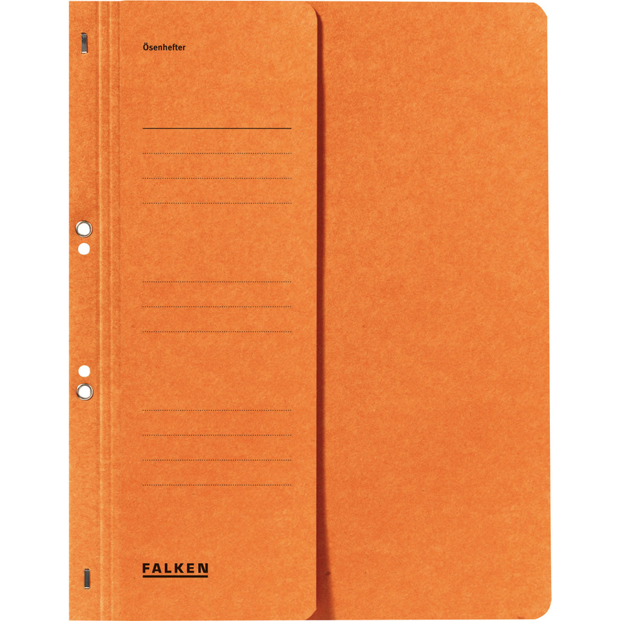 Falken Ösenhefter für DIN A4 in Orange - Bild 1