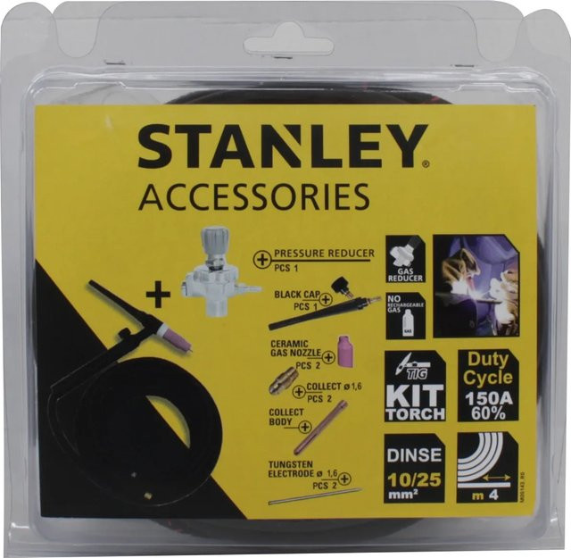 Stanley WIG Schlauchbrenner Set mit Druckminderer in Multicolor - Bild 1