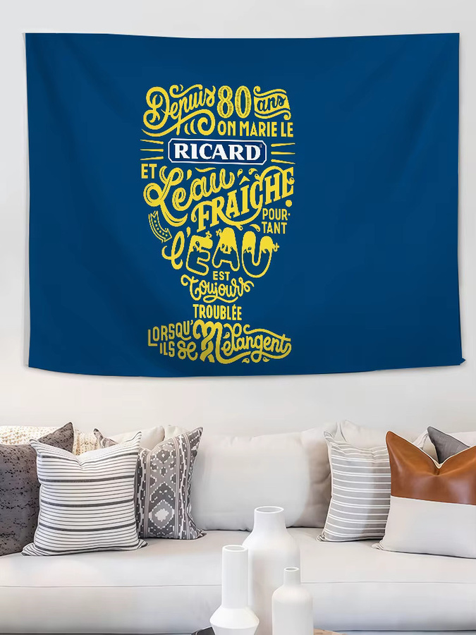 Warner Bros. Wandkunst Banner in Blau, Rechteckiges Textil-Dekor für Innen- und Außenbereich, B/H: 40 x 60 cm - Bild 4