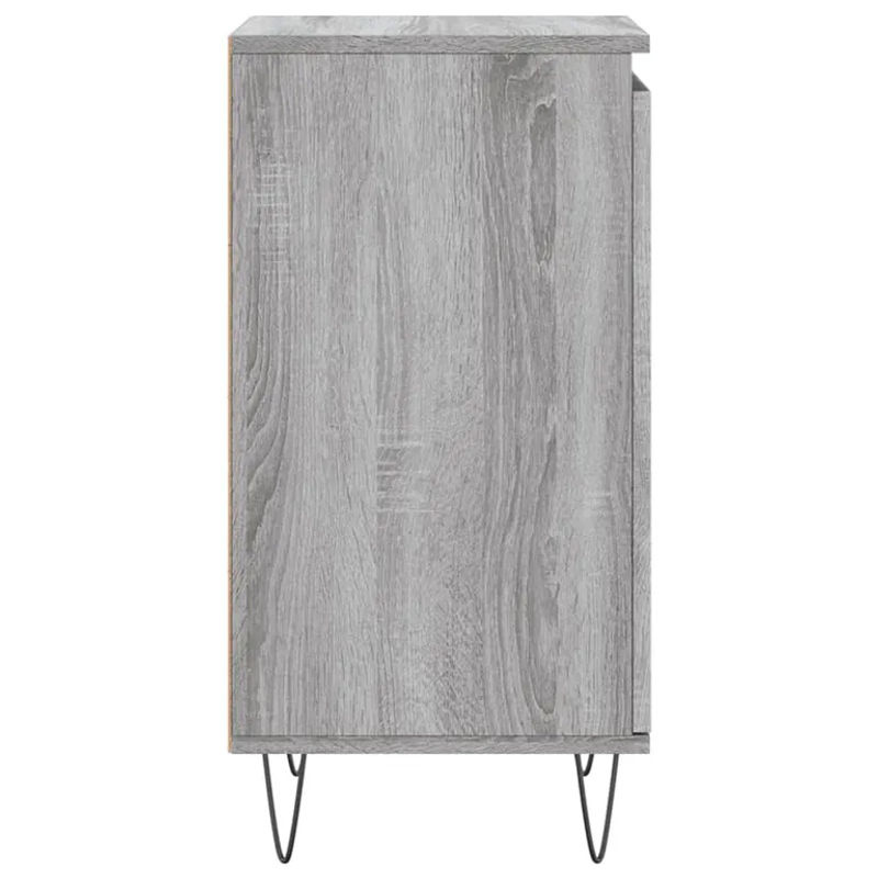 Vidaxl Schränke Set 2 Stück modern Grau B/T/H: 40 x 35 x 70 cm - Bild 2
