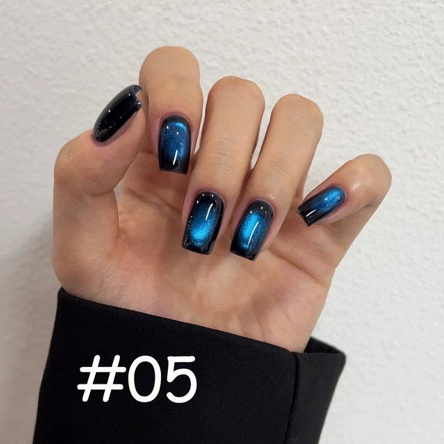 MISS SHAKA Katzenauge-Gel Nagellack, Blauer, 12 ml - Bild 1