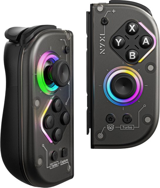NYXI Hyperion 2 Wireless Game Controller Dual Hall Effect Joycon Gamepad in Schwarz für Nintendo Switch, Switch OLED und Switch Lite - Bild 1