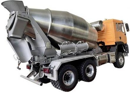 Thicon Models Betonmischer-Aufbau aus Edelstahl im Maßstab 1:14 - Bild 1