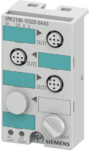 Siemens SPS-E/A-Modul 3RK2100-1EQ20-0AA3 24 V/DC in Weiß - Bild 1