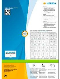HERMA Universaletiketten 4606, weiß, FSC-Papier, B: 38,1 mm, H: 21,2 mm - Bild 1