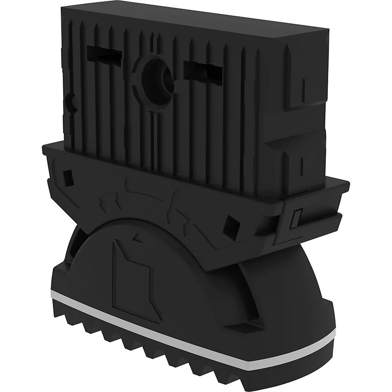 MUNK Günzburger Steigtechnik nivello Innenschuh aus Kunststoff, Schwarz, 2 Stück, B/T: 73 x 25 mm - Bild 4