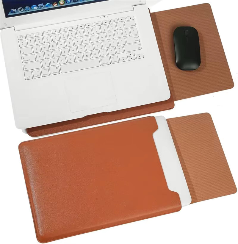 OLPAY Laptop-Hülle für MacBook Air und MacBook Pro (13, 14, 15, 16 Zoll) in Schwarz oder Braun - Bild 3