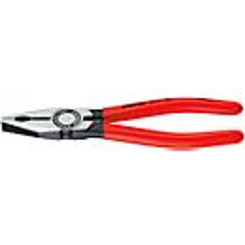 KNIPEX Kombizange aus Stahl in Schwarz-Rot mit Kunststoffüberzug, 160 mm - Bild 3
