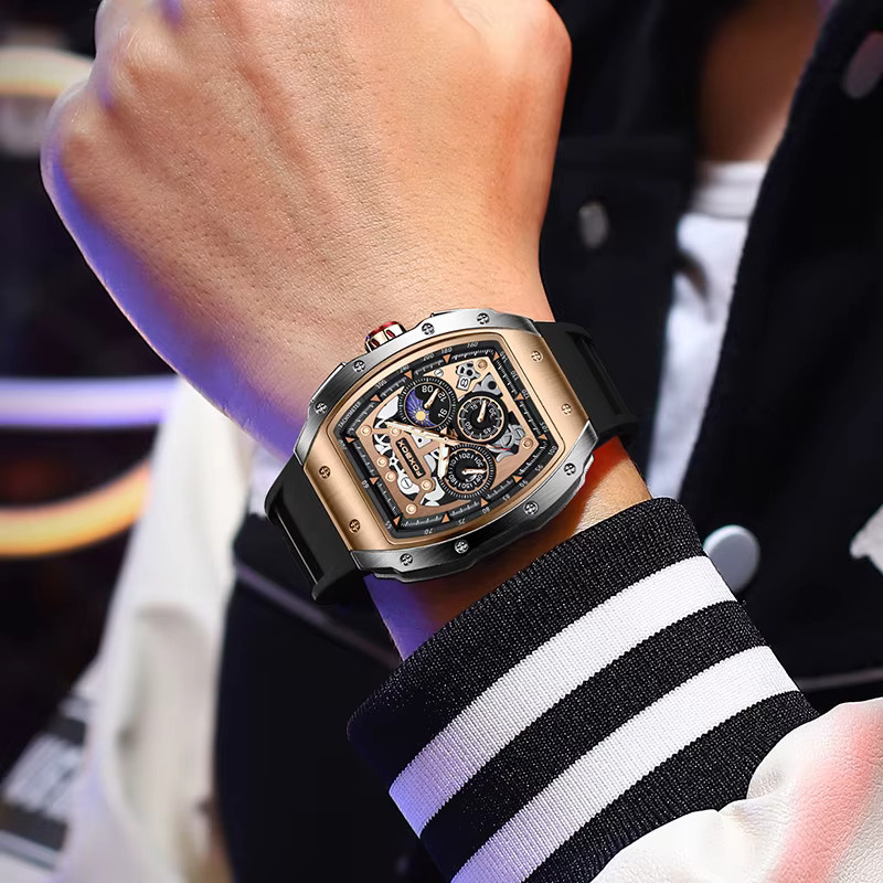 Foxbox Chronograph, Quarzuhr, Silber, Herren - Bild 3