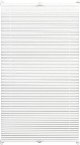 GARDINIA Easyfix Plissee lichtdurchlässig aus Polyester, Weiß, B: 90 cm, H: 130 cm - Bild 1