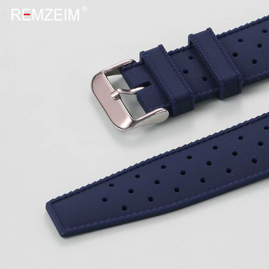 REMZEIM Uhrenarmband Silikon, Schnellverschluss-Federsteg, Unisex - Bild 2
