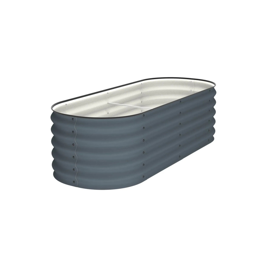 VidaAtHome.de ALVARE Hochbeet aus Metall in Graphitgrau und Schwarz, B/T/H: 155 x 61 x 43 cm - Bild 2