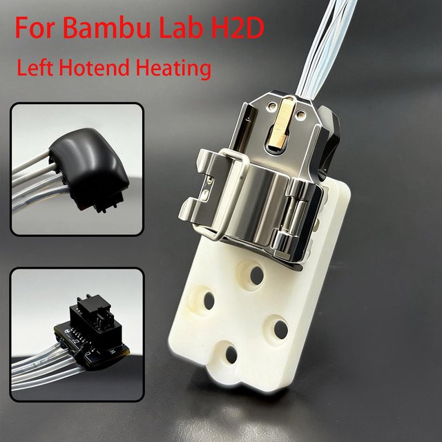 Bambu Lab Zirkonoxid-Heizbaugruppe für linkes Hotend H2D H2C in Weiß - Bild 1