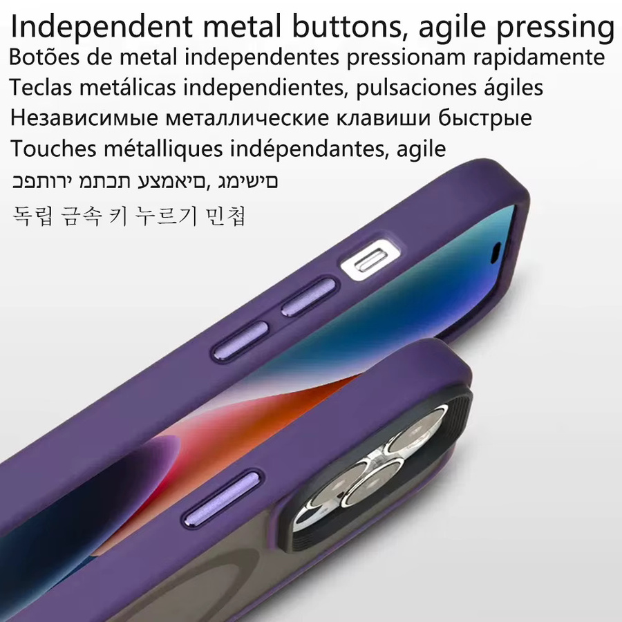 Magnetische Macaron Schutzhülle für Samsung Galaxy S24 S23 FE S22 Ultra Plus in Transparent oder Schwarz mit MagSafe Kompatibilität aus Silikon und Acryl - Bild 5