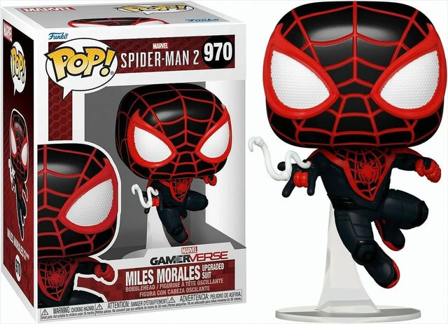 Funko Marvel Spider-Man 2 Miles Morales Upgraded Suit, Einzelfigur - Bild 1